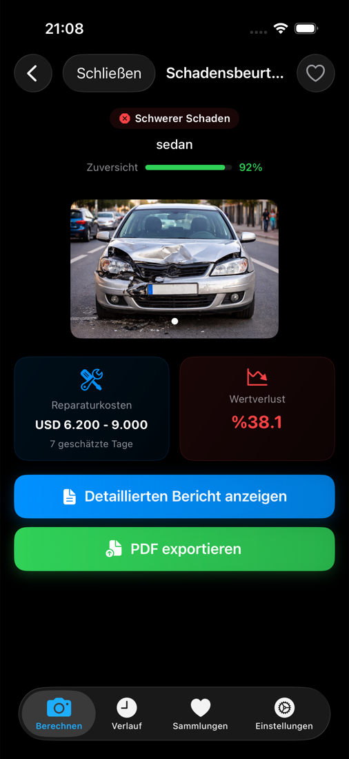 BEISPIELBERICHT AUS DER APP