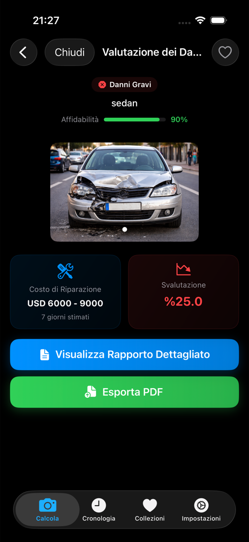 RAPPORTO DI ESEMPIO DALL’APP